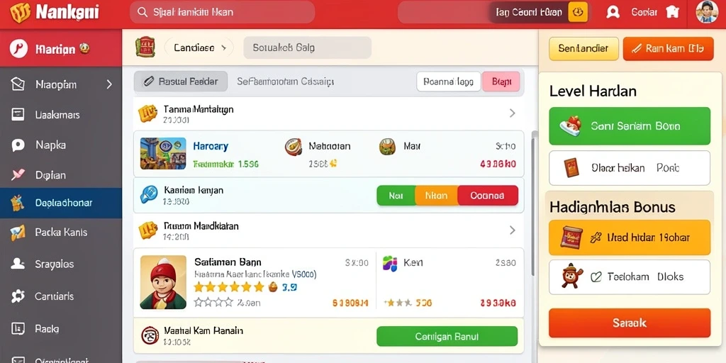 Screenshot menampilkan fitur reward yang menarik untuk pengguna.