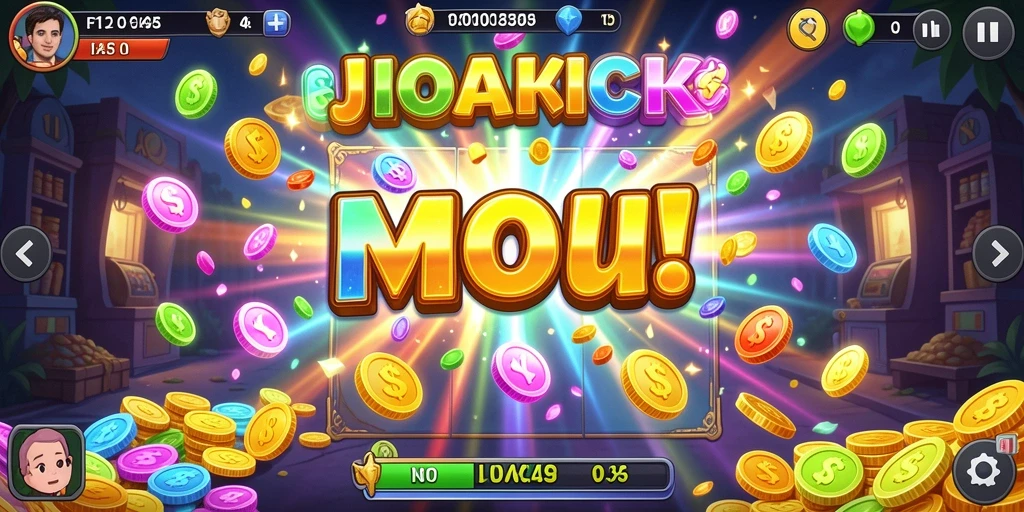 Menampilkan simbol-simbol unik dari mesin slot.