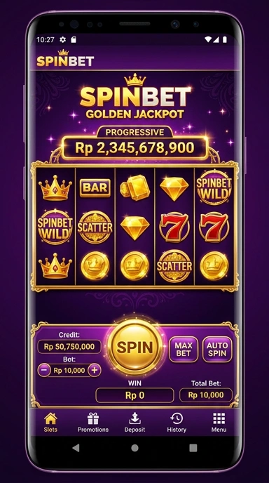 spinbet — menu pengaturan
